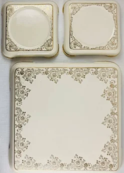 Dessous de Plat / Bouteilles Villeroy & Boch Doré Mettlach Sarre 47-56