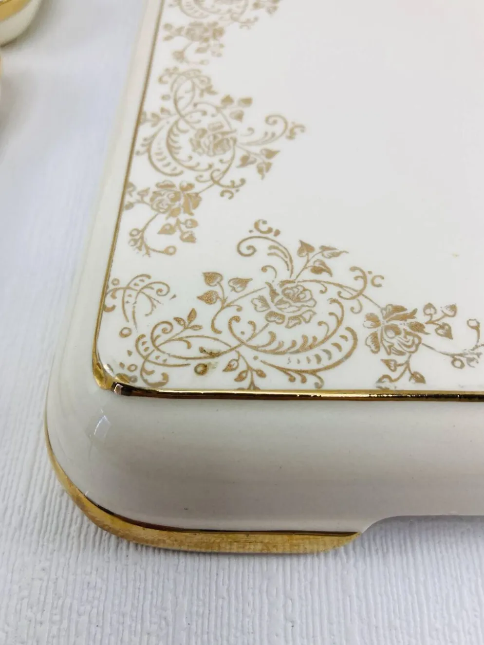 Dessous de Plat / Bouteilles Villeroy & Boch Doré Mettlach Sarre 47-56