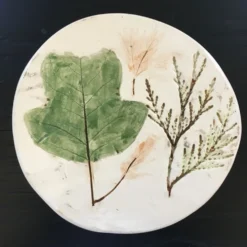 Dessous de plat décor feuilles