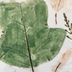 Dessous de plat décor feuilles