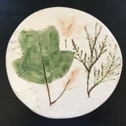 Dessous de plat décor feuilles