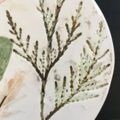 Dessous de plat décor feuilles