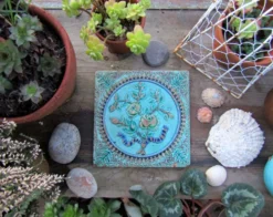 Dessous de plat de faience