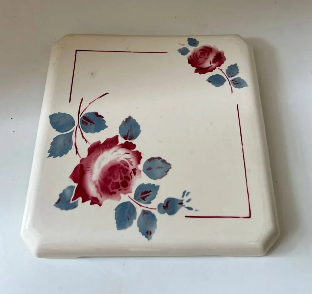 Dessous de plat en céramique Badonviller fleurs