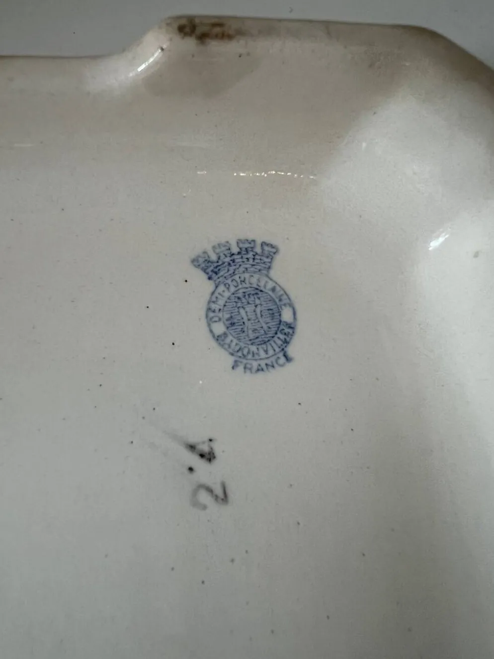 Dessous de plat en céramique Badonviller fleurs