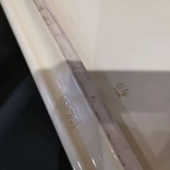 Dessous de plat en céramique décor de feuilles Verceram 60's