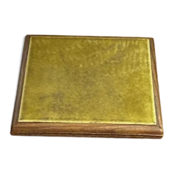 Dessous de plat en céramique et bois