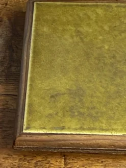 Dessous de plat en céramique et bois