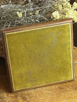Dessous de plat en céramique et bois