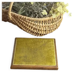 Dessous de plat en céramique et bois