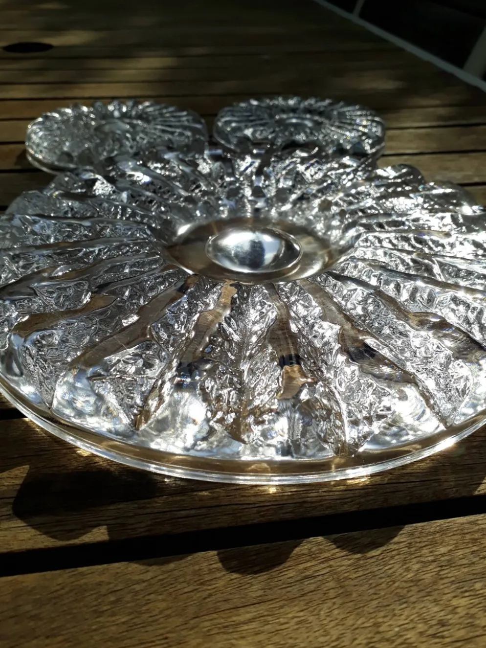 Dessous de plat en cristal