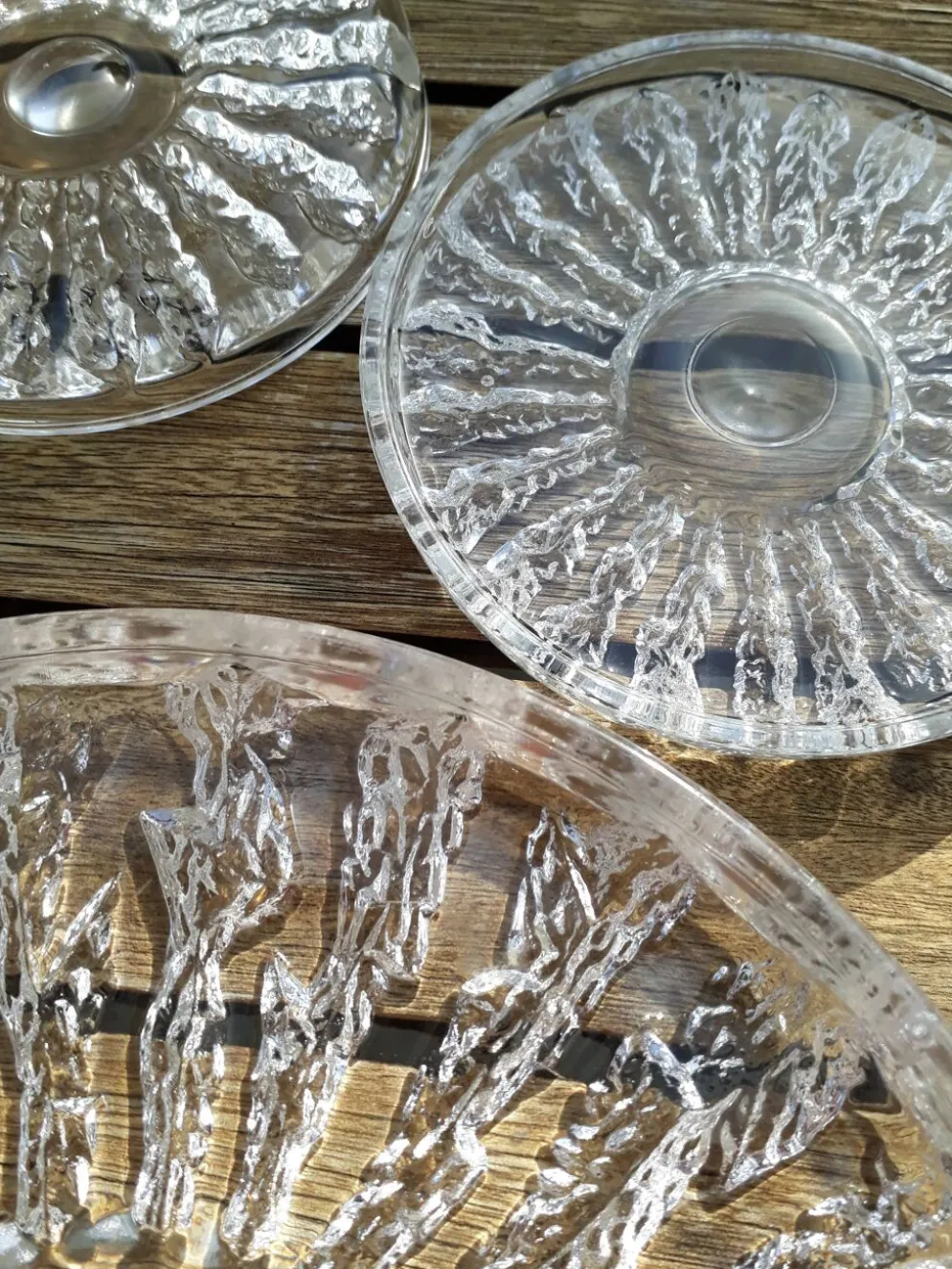 Dessous de plat en cristal