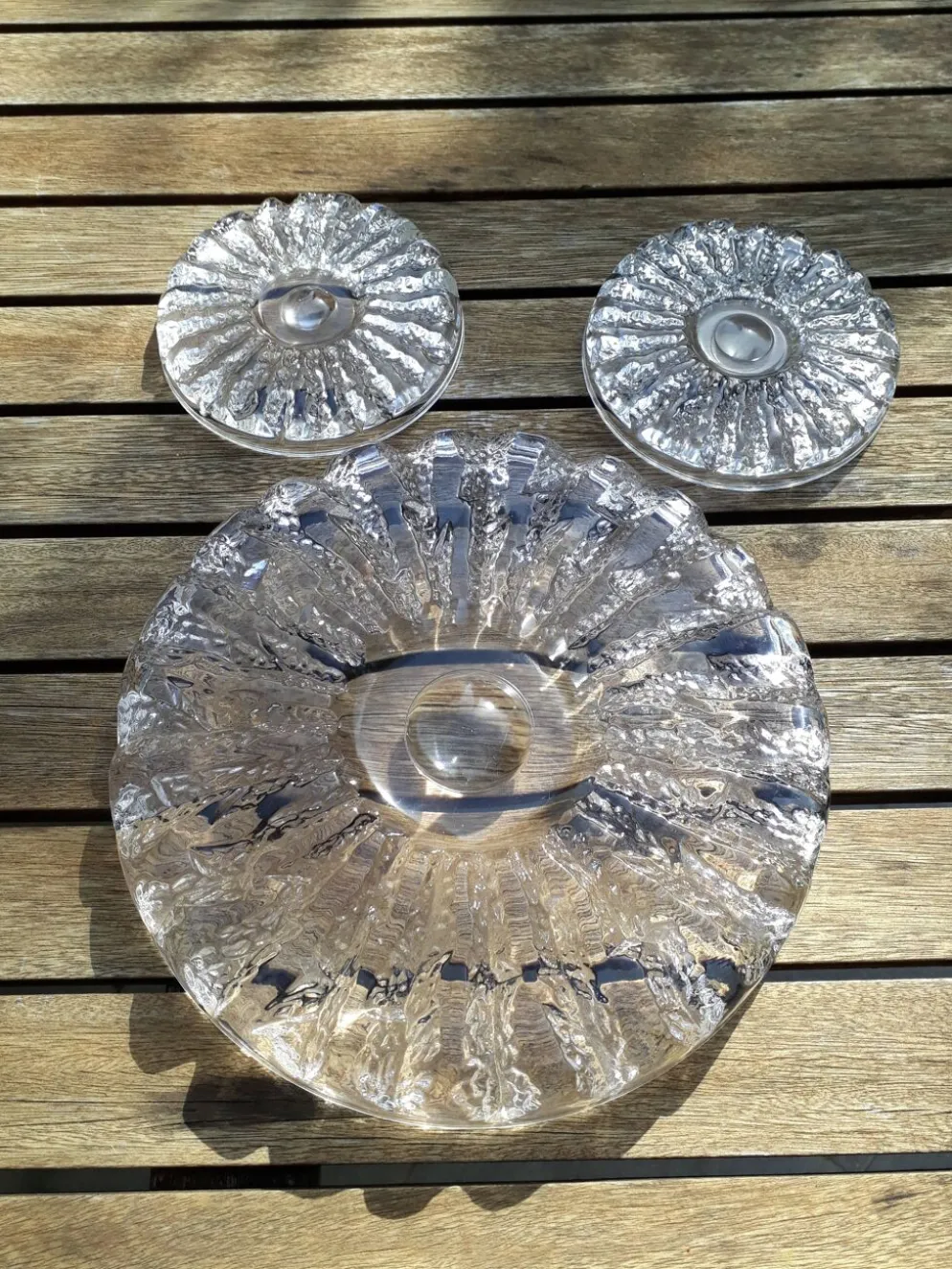 Dessous de plat en cristal