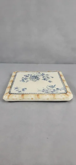 Dessous de plat en faïence Creil et Montereau