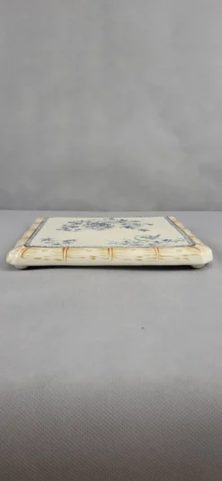 Dessous de plat en faïence Creil et Montereau