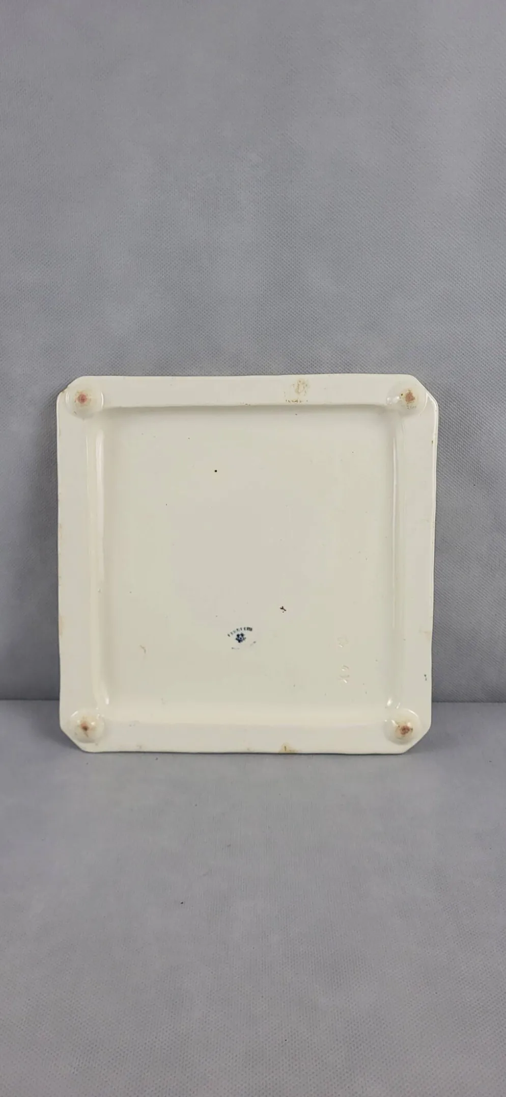 Dessous de plat en faïence Creil et Montereau