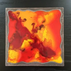 Dessous de plat en lave émaillée