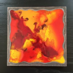 Dessous de plat en lave émaillée