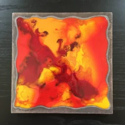 Dessous de plat en lave émaillée