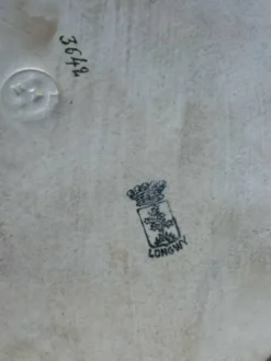Dessous de plat en émaux cloisonnés de Longwy - décor faisan
