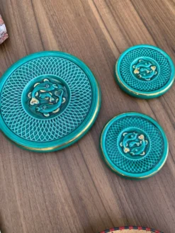Dessous de plat et de bouteilles art Deco