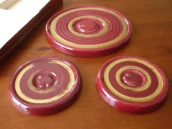 Dessous de plat et de bouteilles art déco des années 30