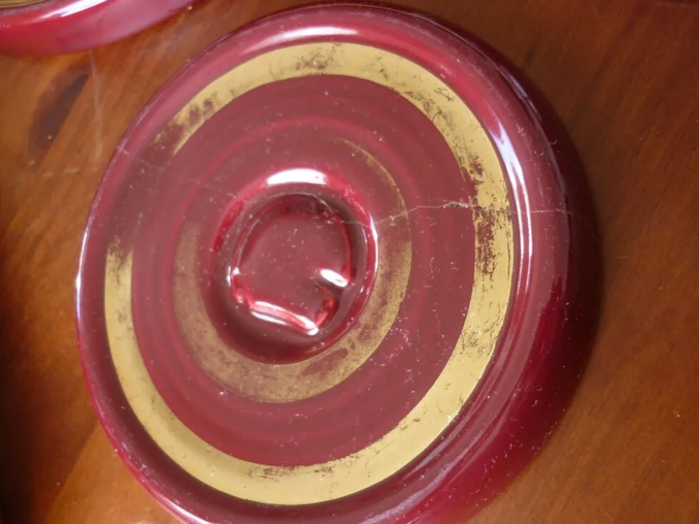 Dessous de plat et de bouteilles art déco des années 30