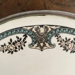 Dessous de plat faïence Sarreguemines Dubarry