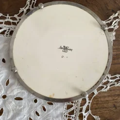 Dessous de plat faïence Sarreguemines Dubarry