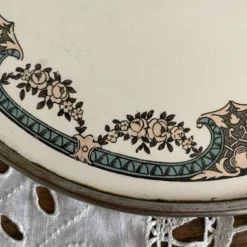 Dessous de plat faïence Sarreguemines Dubarry