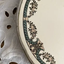 Dessous de plat faïence Sarreguemines Dubarry