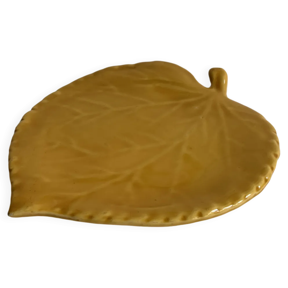 Dessous de plat feuille céramique