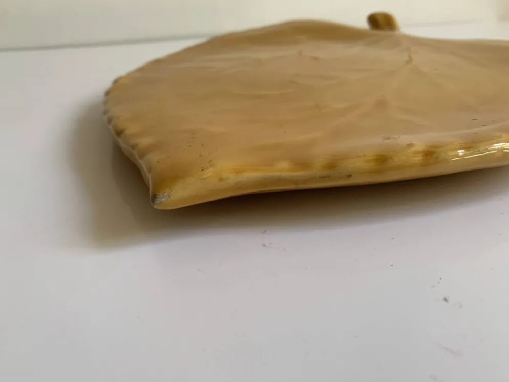 Dessous de plat feuille céramique