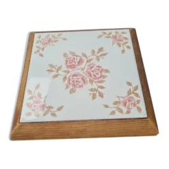 Dessous de plat fleuri
