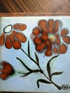 Dessous de plat fleurs Vallauris
