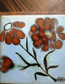 Dessous de plat fleurs Vallauris