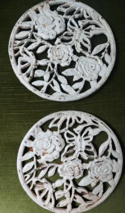 2 dessous de plat fonte