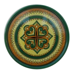 Dessous de plat ou plat Quimper Henriot géométrique