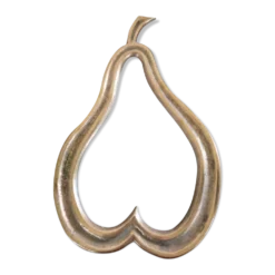 Dessous de plat poire en laiton