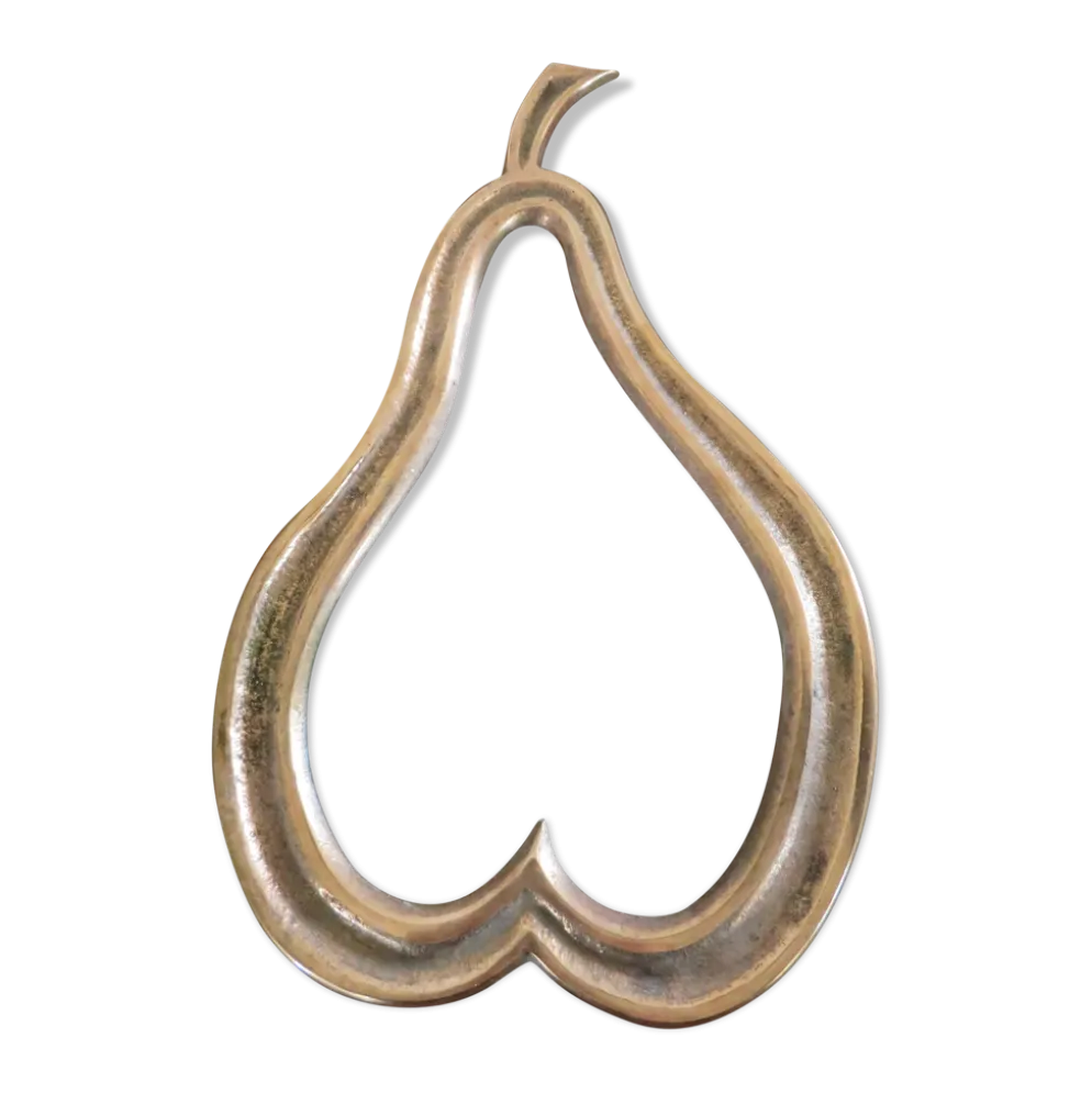 Dessous de plat poire en laiton