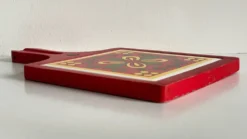 Dessous de PLAT Rouge VINTAGE