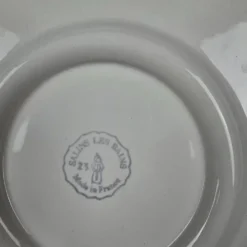 Dessous de plat Salins – décor pastel paysage de village – rare modèle vintage années 50