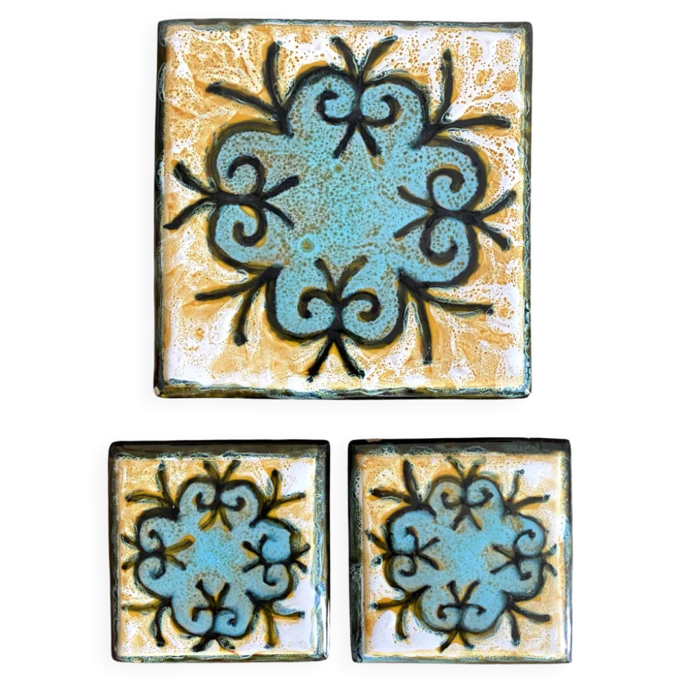 Dessous de plats Yvon Roy, années 50-60