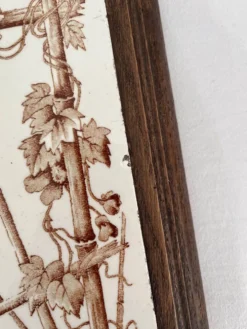 Dessous de plat terre de fer oiseaux « Le Favori » Longwy