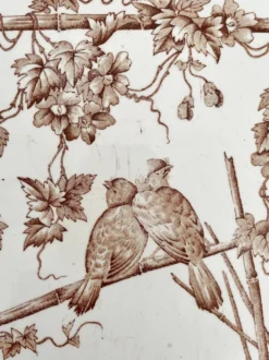 Dessous de plat terre de fer oiseaux « Le Favori » Longwy