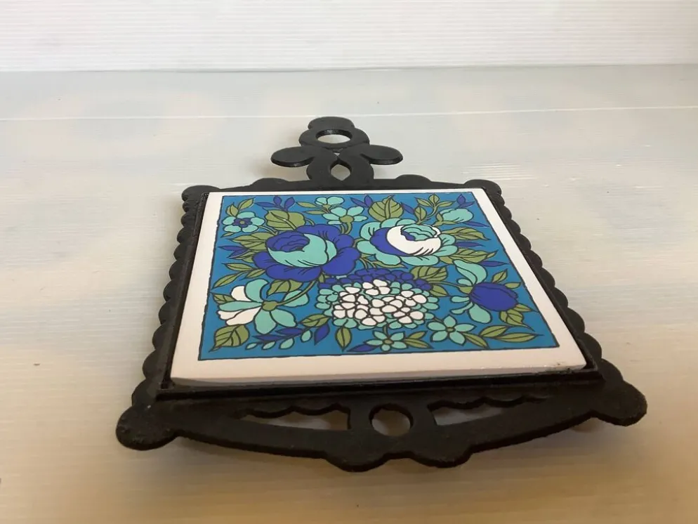 Dessous de plat théière bleu Japan