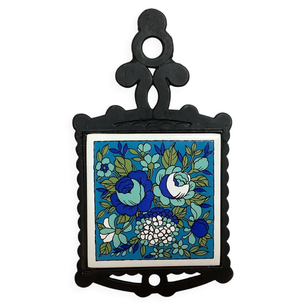 Dessous de plat théière bleu Japan