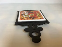 Dessous de plat théière jaune orangé Japan