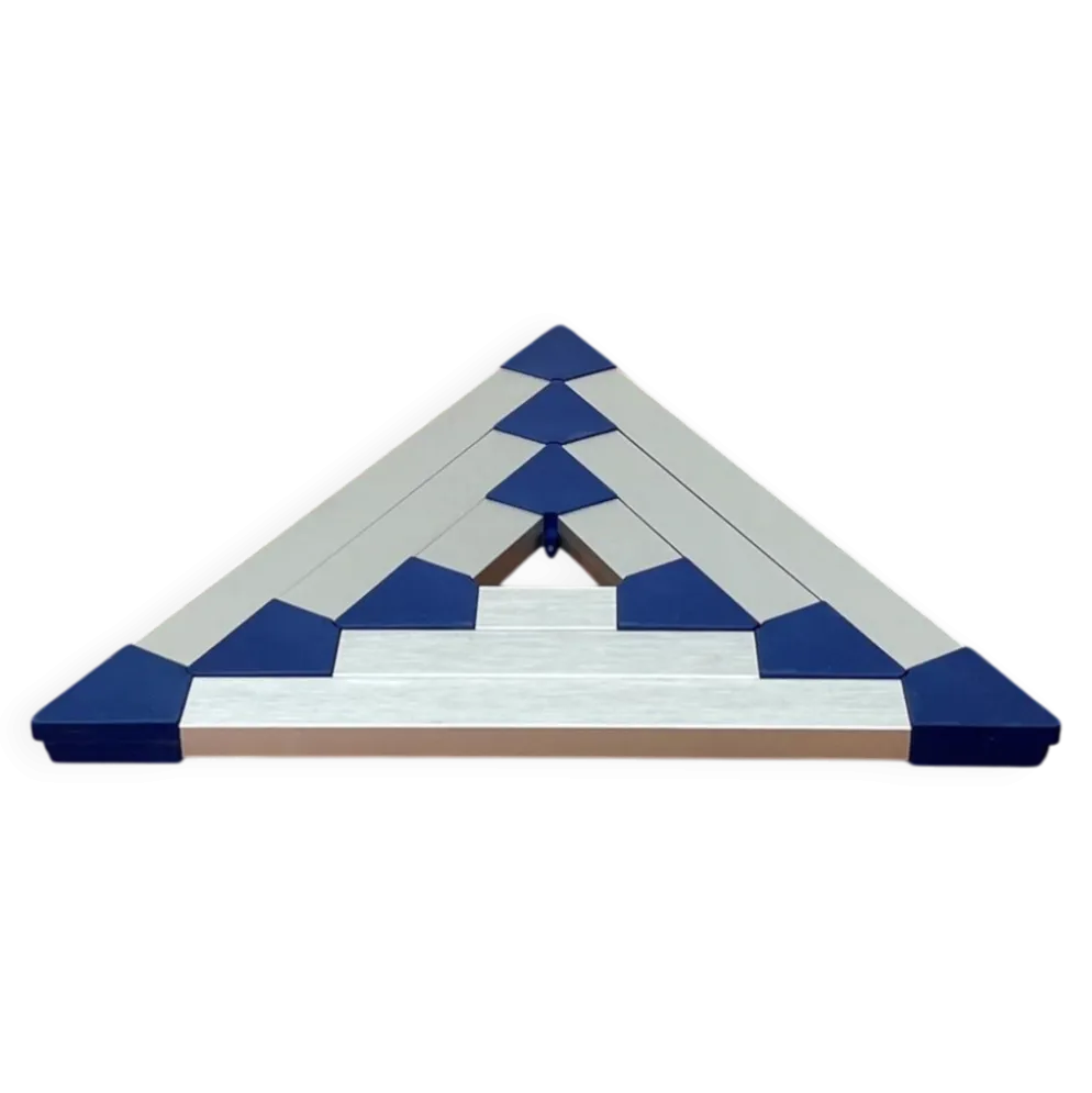 Dessous de plat triangulaires postmodernes danois par Jorgen Meldgaard pour Menu, années 1980, lot de 3