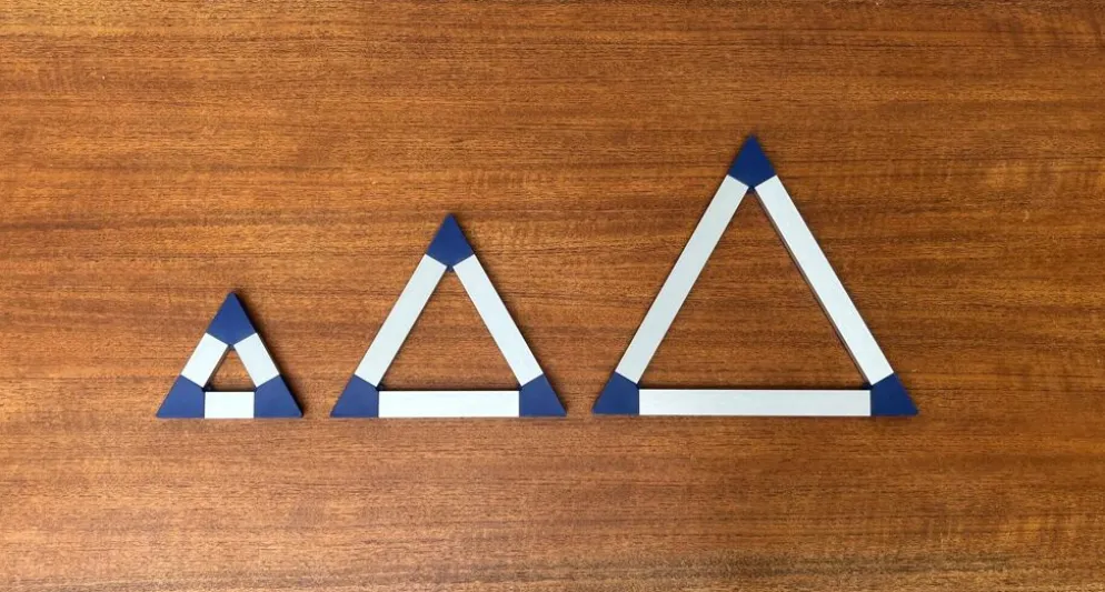 Dessous de plat triangulaires postmodernes danois par Jorgen Meldgaard pour Menu, années 1980, lot de 3